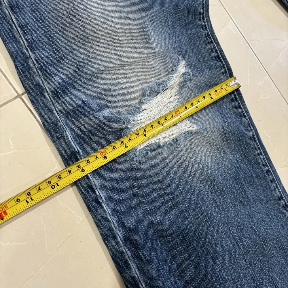 Vintage Abercrombie Fitch Kilburn Low Rise Boot Cut Jeans Men's 32x30 Blue Y2K